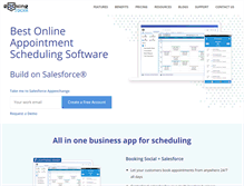 Tablet Screenshot of bookingsocial.com